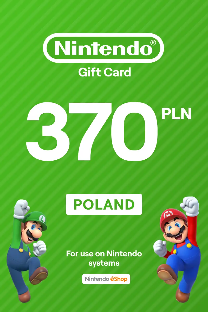 Nintendo eShop zł370 PLN Gift Card (PL) - Digital Code.