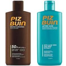 Piz Buin Moisturising Sun Lotion SPF50 & After Sun Soothing & Cooling Moisturising Lotion 200 ml & 200 ml