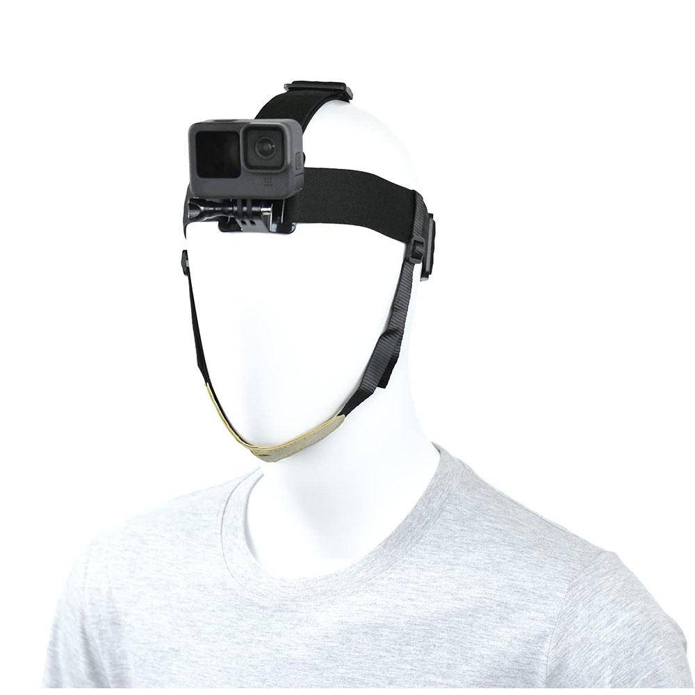 Huvudmonterad bandrem justerbar för Gopro Hero 12 11 10 9 8 7 6 DJI OSMO