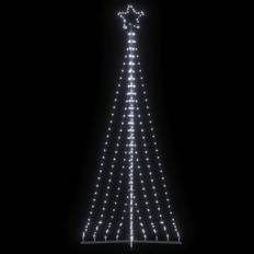 vidaXL LED-juletræ 447 LED'er 249 cm koldt hvidt lys