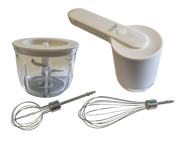 Genopladelig To i en, Mixer & blender.