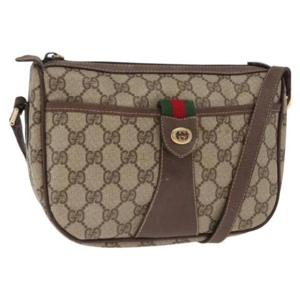 Gucci Vintage Pre-owned Plastic Cross Body Bag - Vintage - Dame - Beige - ONE SIZE -