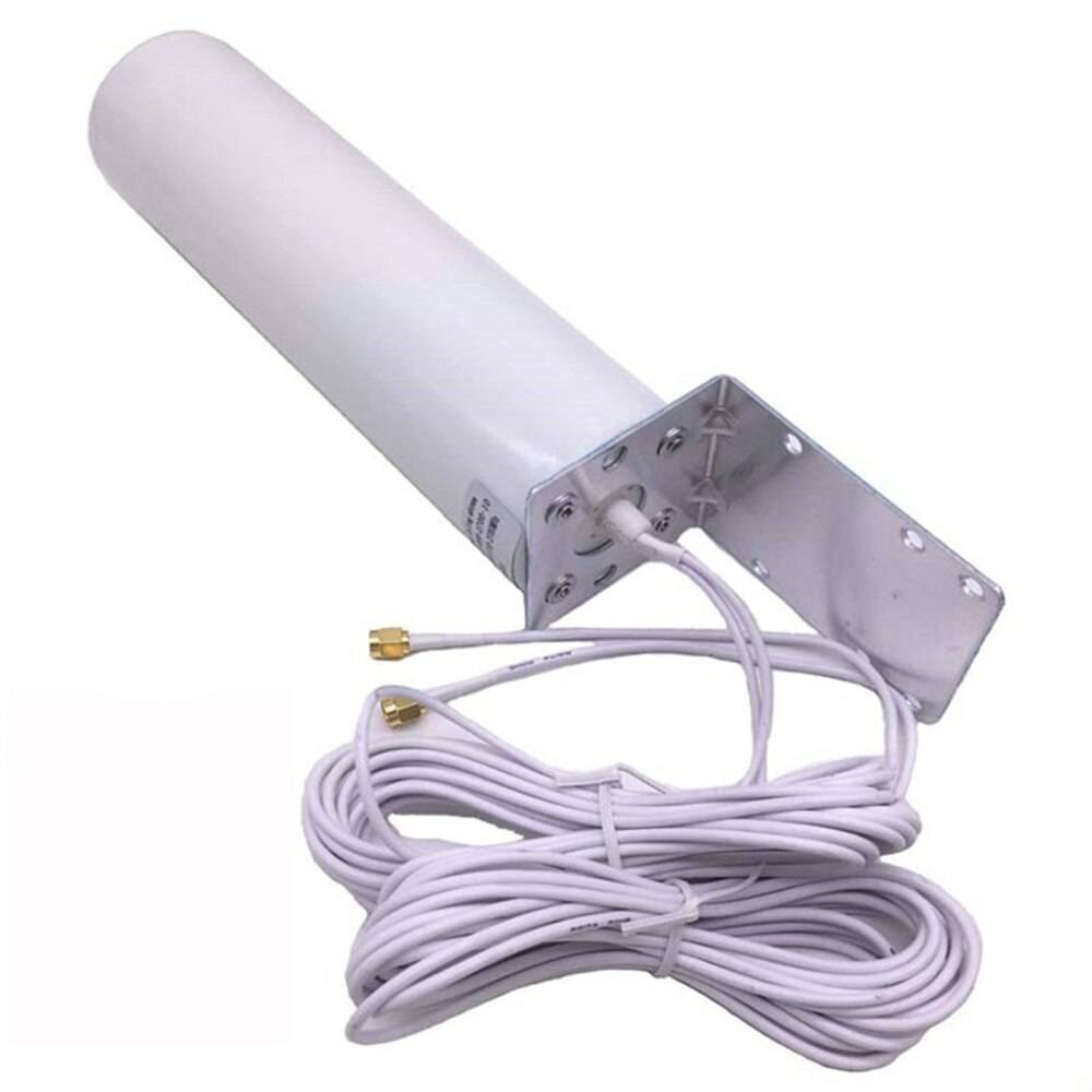 3g 4g lte utomhusantenn hög förstärkning 12 dbi mimo-antenn dubbelt huvudförbättrad mottagning med 5m kabel för huawei zte 3g 4g router - Ts9