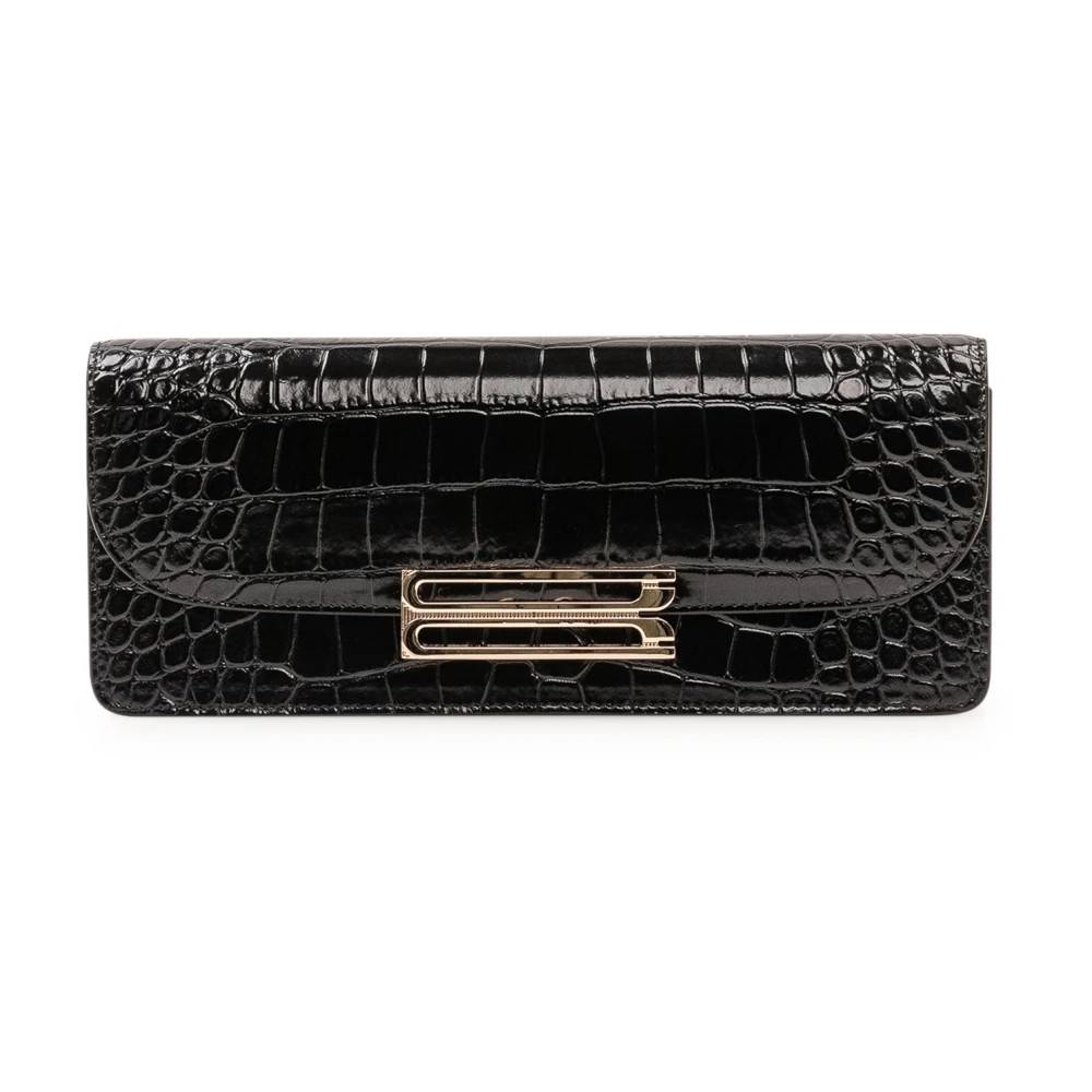 Victoria Beckham Elongated Clutch - Tasker - Dame - Sort - ONE SIZE -