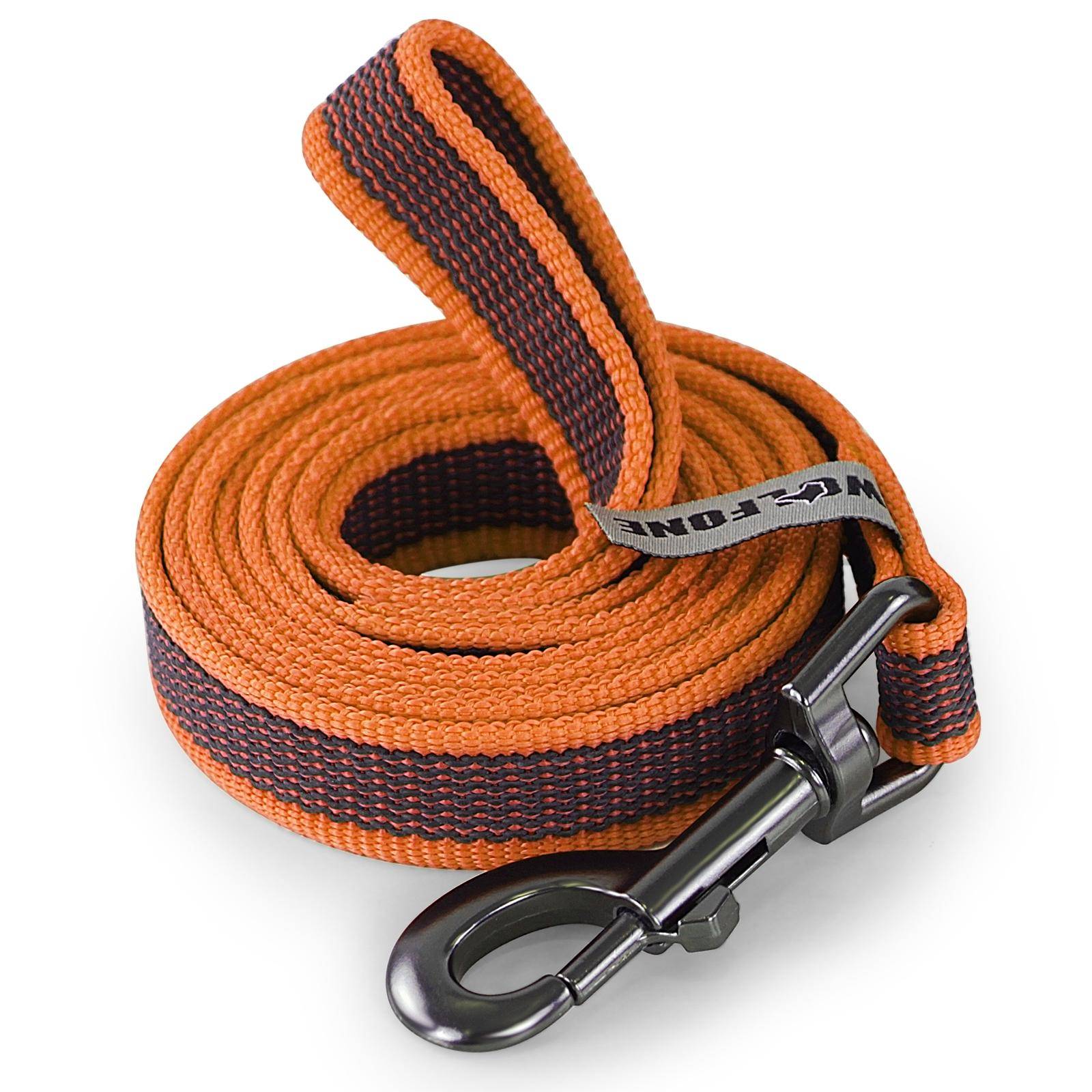 1,5M/5M/3M/15M Medium litet Långt Hundkoppel Latex Silke Enkel och bekväm träning Stor Dubbla färg WALK THE hundkoppel 10 meter
