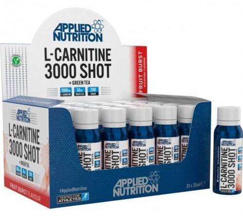 APPLIED NUTRITION L-CARNITINE 3000 + GREEN TEA SHOT 24 x 38 ml-Fruit