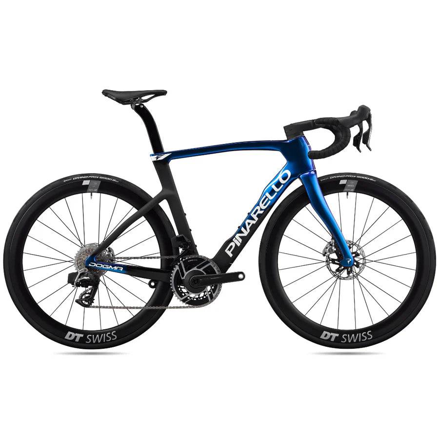 Pinarello New Dogma F 2026 - Shimano Dura-Ace Di2 2x12sp - Princeton Peak 4550 - 002 / 550 / luxter blue shiny (550)