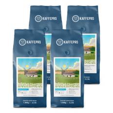 Kaffepro Morning Bloom - Kaffepaket: 4 x 1kg Kaffebönor - 4 x 1kg