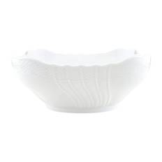 Ginori 1735, Home, unisex, ONE Size, Fyrkantig Salladsskål Vit