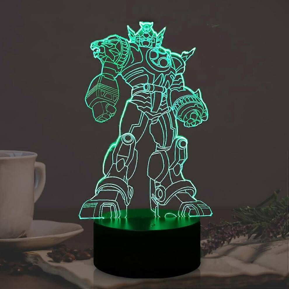 Hem Barn Bordslampa Rodimus Prime Optimus Filmkaraktär 3D Visual LED Pojke Sovrumsinredning Mood RGB Nig