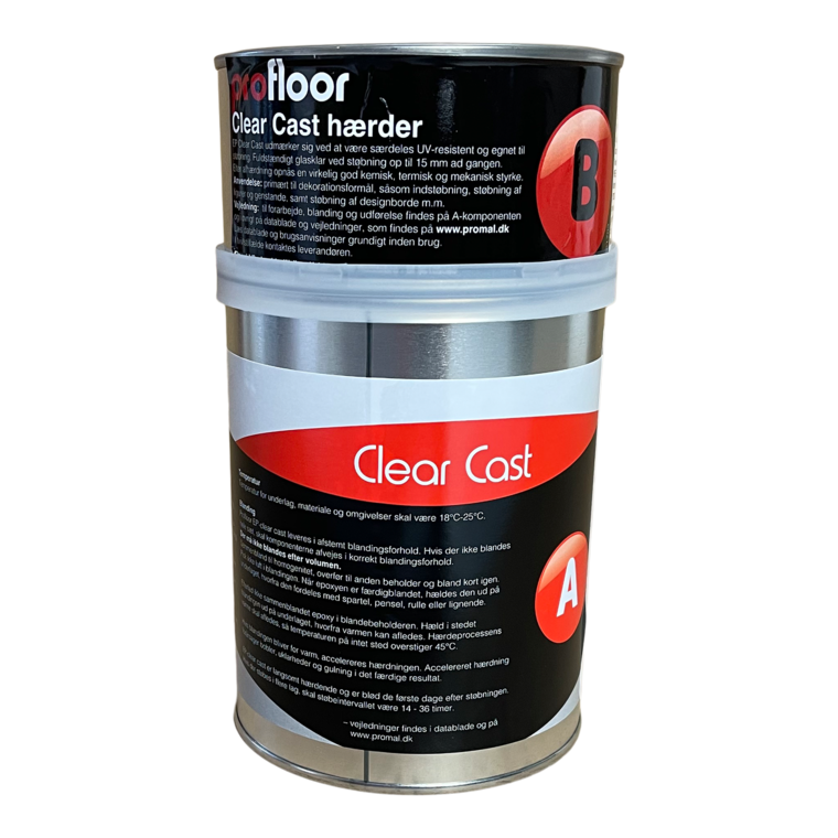 Gulvmaling - Promal, EP clear cast.