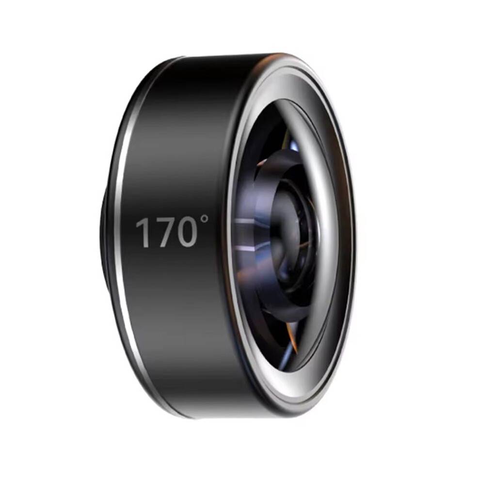 170 Full Screen Fisheye Phone Lens Full Screen Distortion Free Fisheye Phone Lens Mobile Phone External Lens