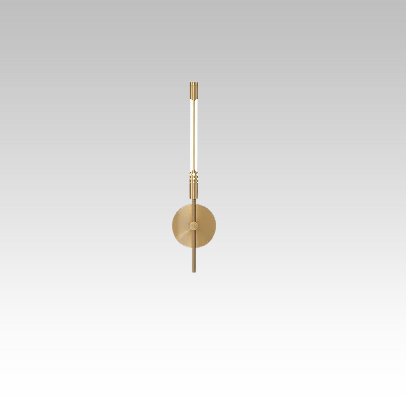 ModernLux Vägglampa – Luxe LED Vägglampa för Hemmet - 1 huvud Guld / 3 ljusa färger