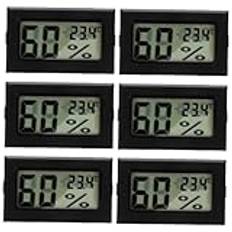 SOLUSTRE 2 Set Mini Hygrometer Termometer Liten Hygrometer Fuktmätare För Burkar Mini Hygrometer För Burkar Hygrometer För Inomhus Hygrometer Inomhus Fuktmätare Väder 3st*2