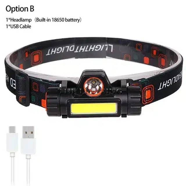 Pandelampe letvægt USB opladelig