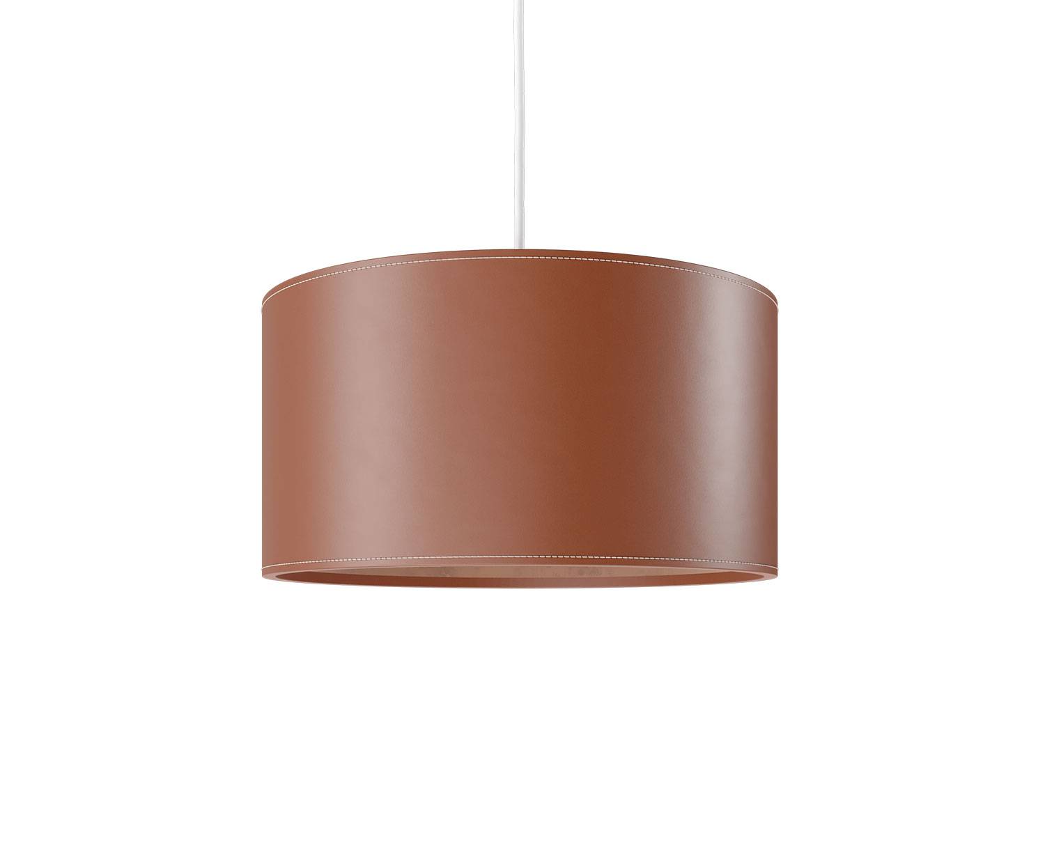 Cylinder Pendel Läder | 42 cm | Polo (42 cm)