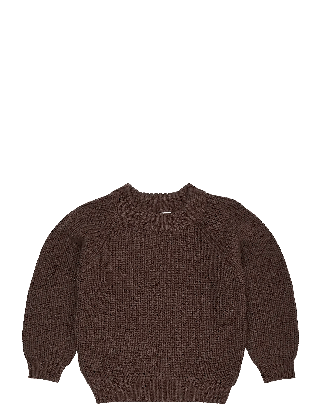 Copenhagen Colors Knitted Classic Rib Sweater - Brown - 134