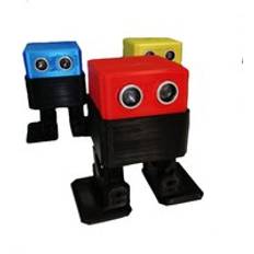 Otto robot arduino nano walking sg90 servos ultraljudssensor hinder undvikande barnstam lärande 3d tryckt chassi