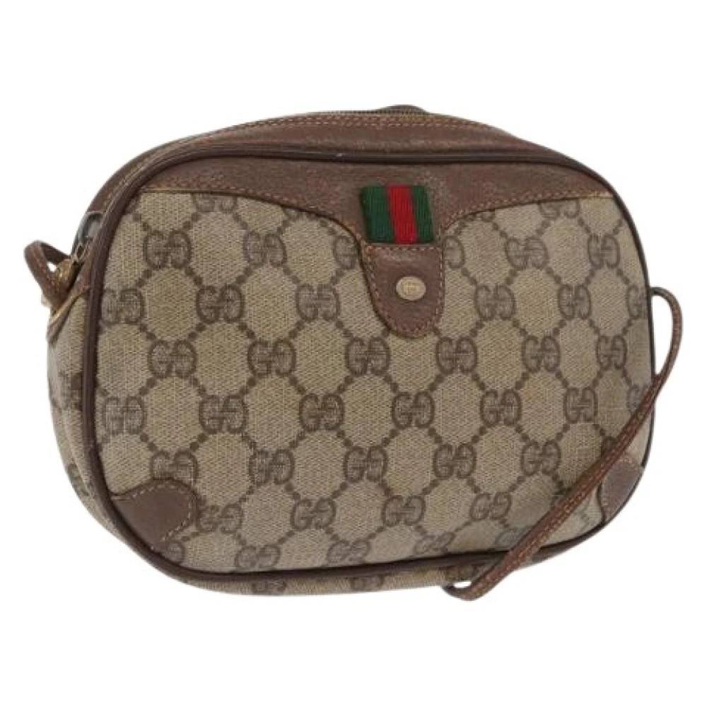 Gucci Vintage Pre-owned Plastic Cross Body Bag - Vintage - Dame - Beige - ONE SIZE -