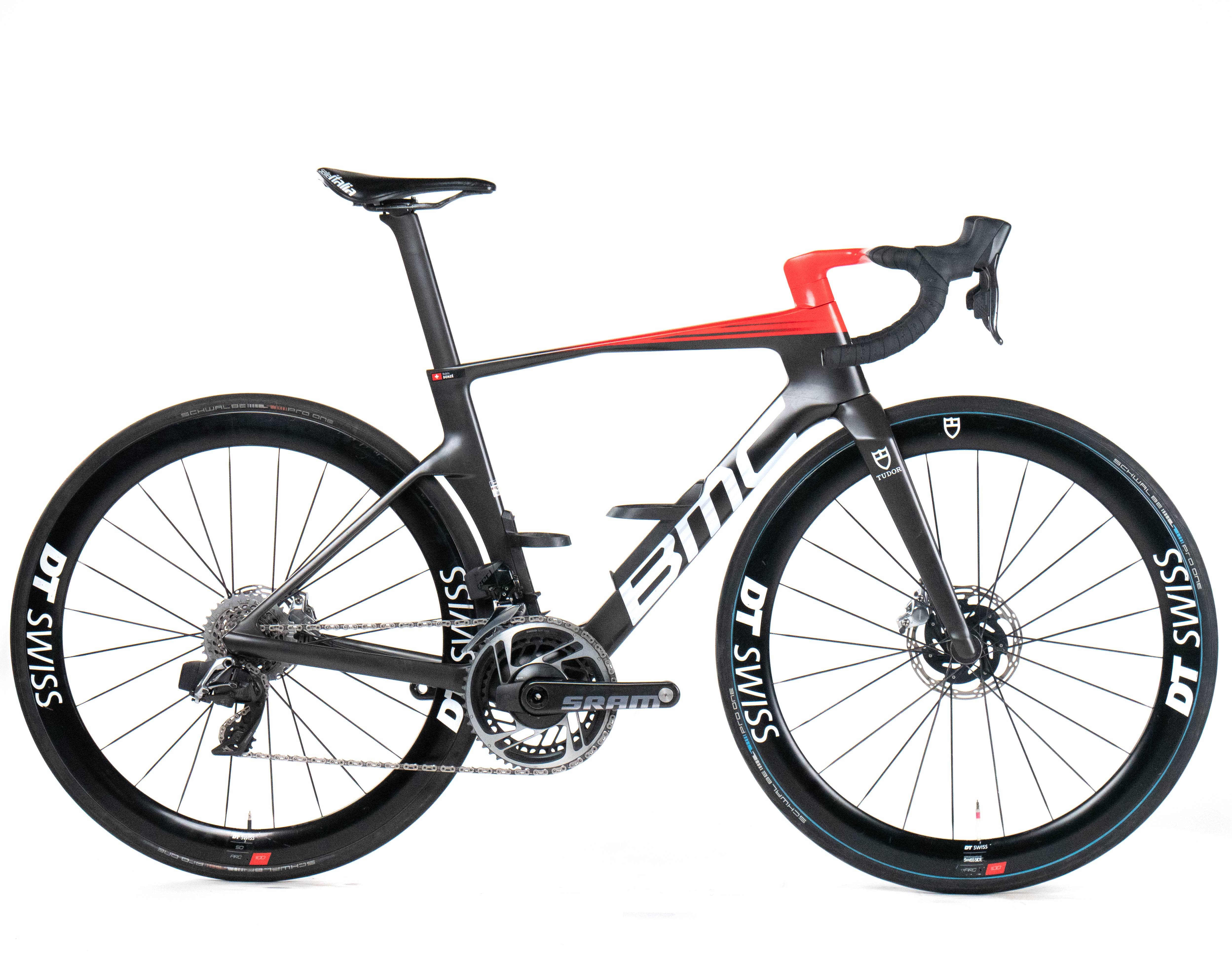 BMC Teammachine R 01 2024 Team Tudor Pro Cycling Robin Donzé size 51 Sram Red eTap AXS D1 2x12sp - Bikeroom / 51 / carbon-white-red (51)
