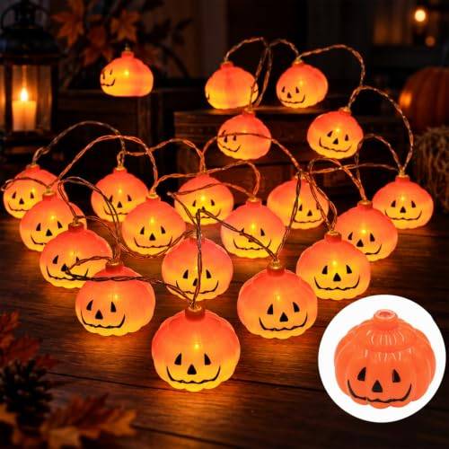 LuminaVerde 3 meter 20 stycken halloween ljuskedja LED (10)