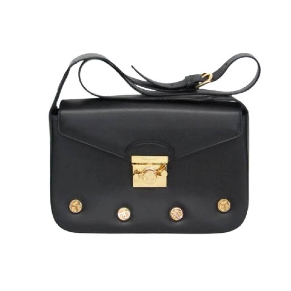 Salvatore Ferragamo Pre-owned - Pre-owned Icon studs Axelremsväska Vintage - Dam - ONE Size - Läder