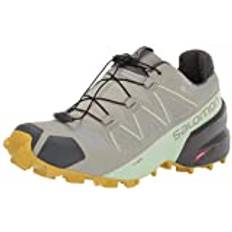 Salomon Speedcross 5 Gore-Tex Damen Trail Running Wasserdichte Schuhe, Wetterschutz, Aggressiver Grip, Präzise Passform, Wrought Iron, 40 2/3