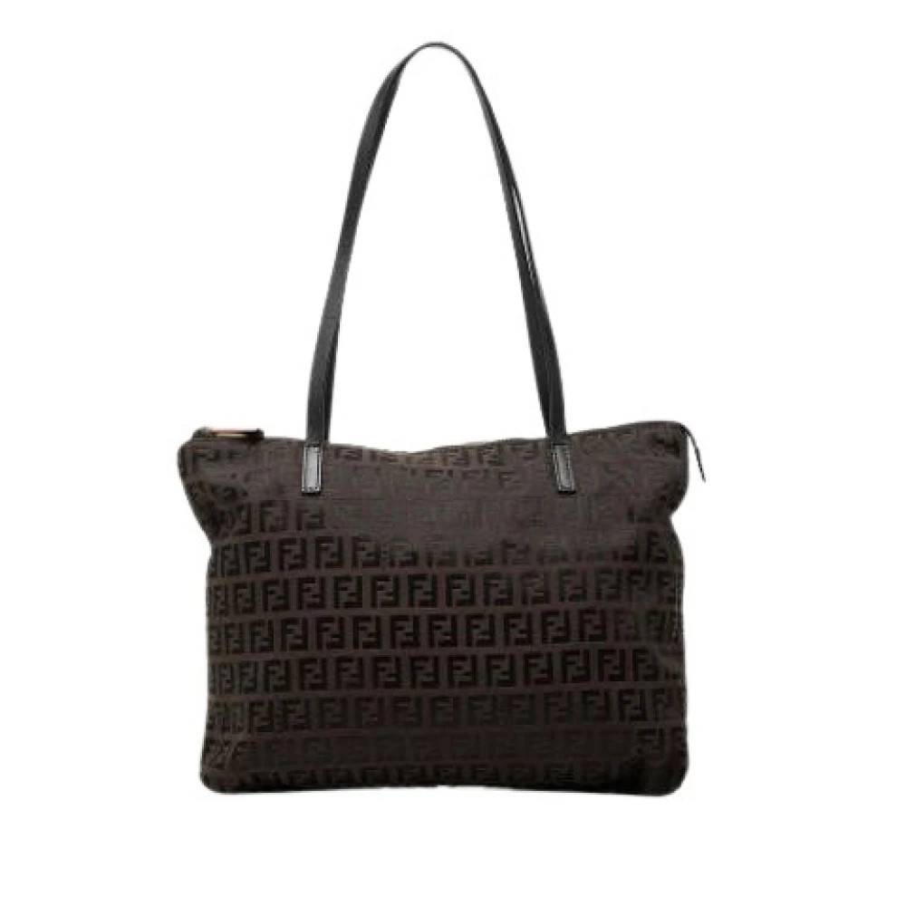 Fendi Vintage Pre-owned Vintage Tote Bag - Vintage - Dame - Brun - ONE SIZE - Uld