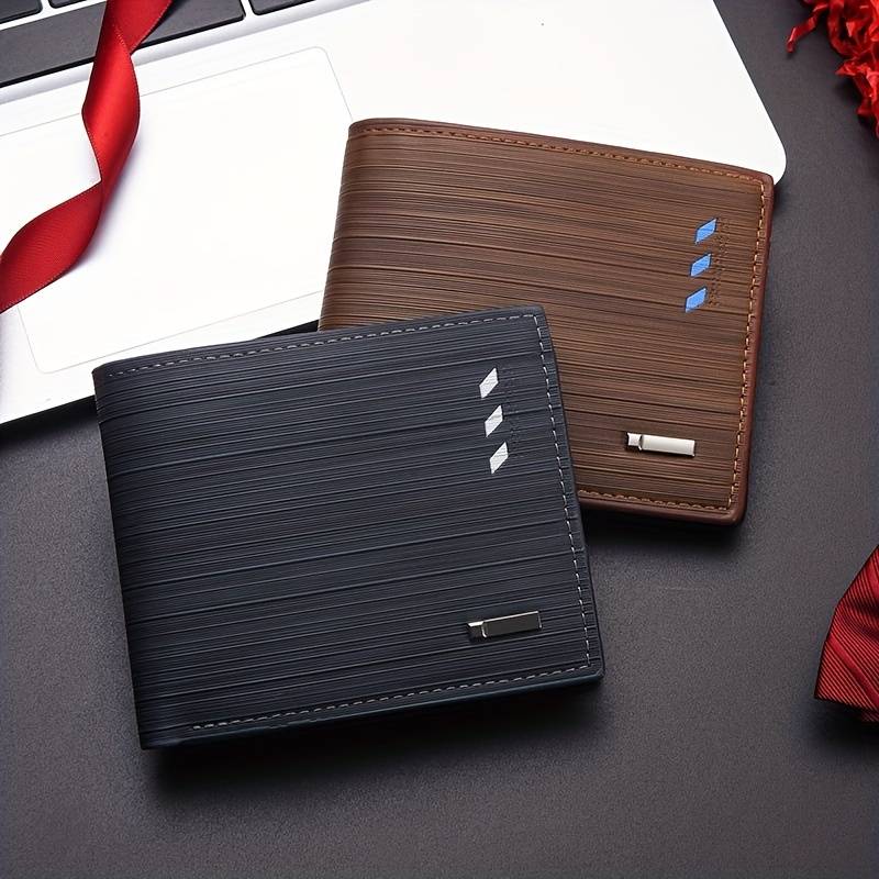 Men's Short Wallet, Small Wallet, Men' Purse With Zipper, Men's Bill Holder, Credit Card Holder, Bank Card Holder, Men's Wallet