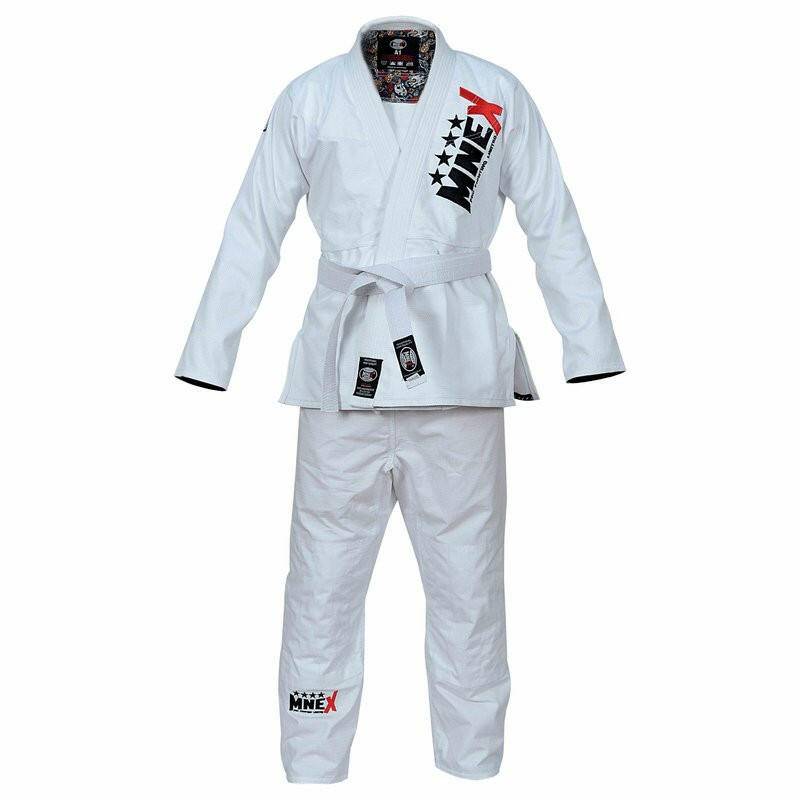 White Brazilian Jiu Jitsu Suits for Mens BJJ Gi Kids/Adult BJJ Suit Kimono Uniform 100% Cotton 450Gsm Preshrunk Lightweight Fabric Ju-Jitsu Suit - K0