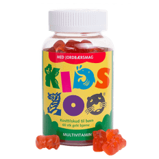 Kids Zoo® Multivitamin m. jordbærsmag