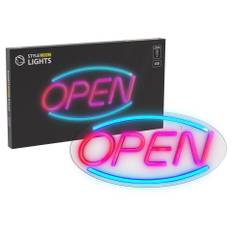 Manta Style Neon Væglampe (Åben)