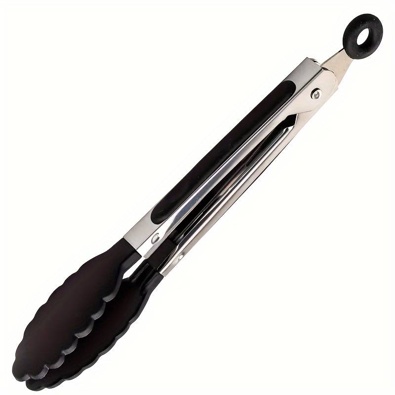 1pc Mini Food Tongs, Random Color Heat Resistant, Suitable For Serving, Bbq, Salad Ice Cubes, Oven, Cooking, Catering, Etc. - Ideal For Home Kitchen, Kitchen Additions, Baking Supplies