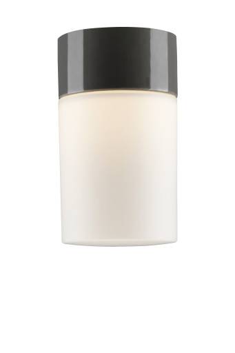 Loft- og Vægarmatur Opus 100/175 grå, mat opal LED 8W 2700K