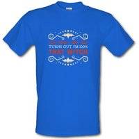 DNA Test Results 1OO Percent that Witch male t-shirt.