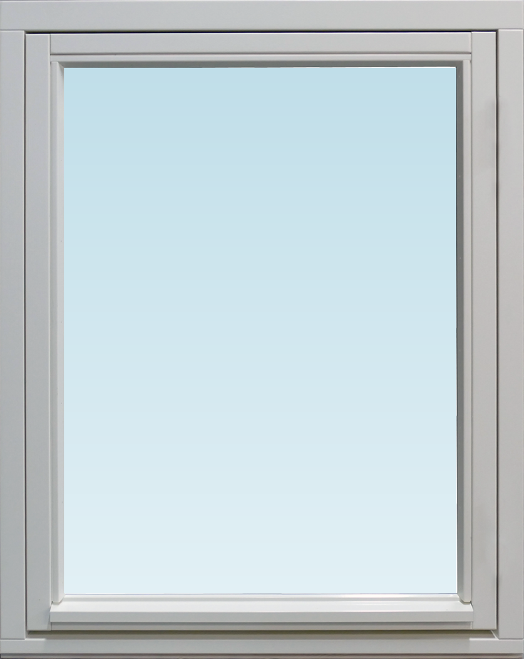 Dala Fönster DF sidohängt fönster utåtgående 780x980mm höger 1-luft, insida trä utsida trä, 3-glas  (8x10)