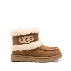 UGG - Ultra Mini Fluff stövlar - dam - ull/kalvmocka/lyocell/återvunnen polyester/gummi - 11 - Neutral
