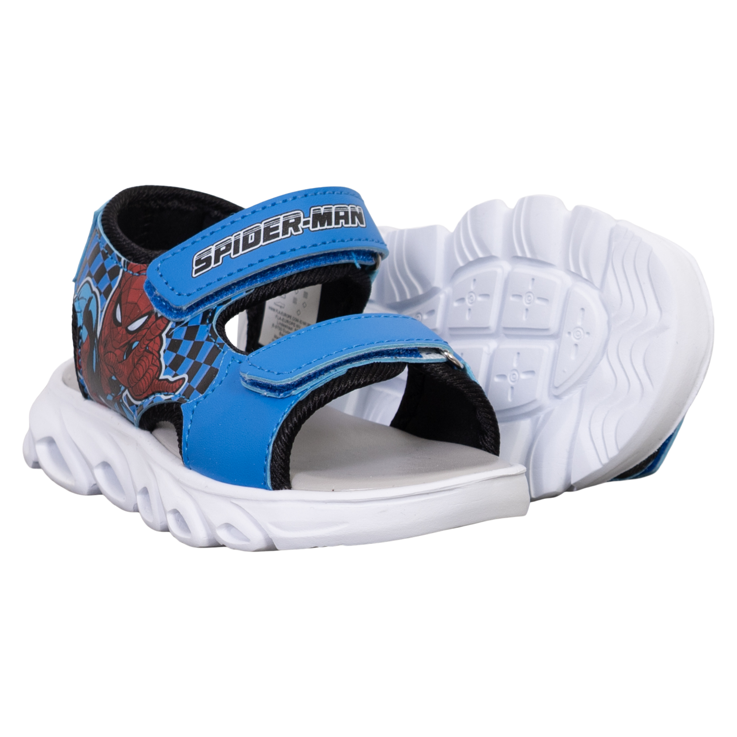 Marvel Marvel Spider Man Børne Sandaler m. blink - Kobolt/Sort - 25