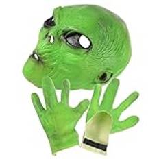 ifundom Vuxen Alien Med Unik Design För Maskerad Läskig Halloween-festtillbehör Realistisk Ansiktsbehandling