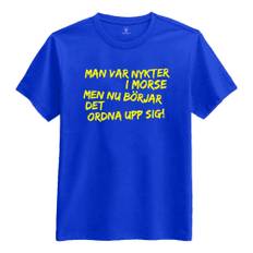 Man Var Nykter I Morse... T-shirt - XX-Large