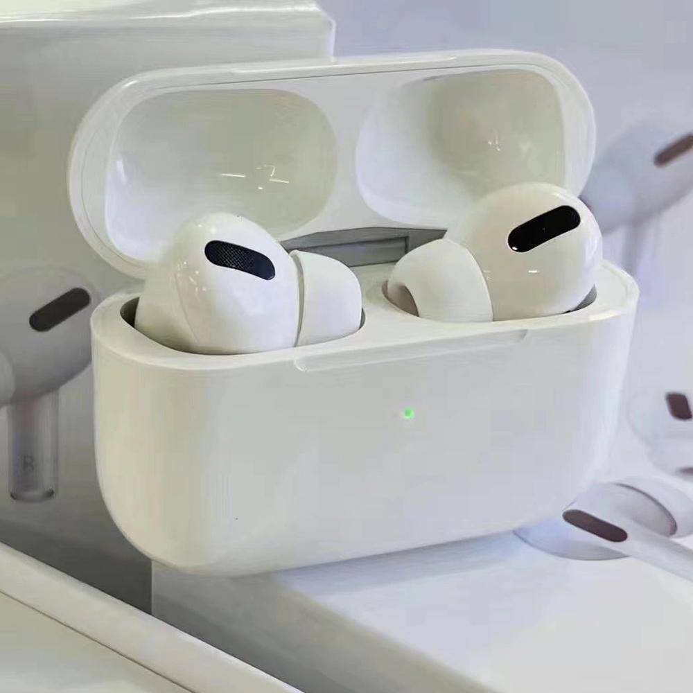 TWS Stereo Wireless 5.0 Bluetooth Earphone In-Ear Mini Earbuds Gaming Sport Headset Med Laddningsbox Mic För IOS Android Smartphones vit