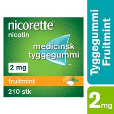 Nicorette Tyggegummi Fruitmint 2 mg. - 210 stk.