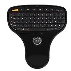N5901 QWERTY-tangentbord Trackball 2.4G Trådlöst Mini USB Multimediatangentbord för TV-dator