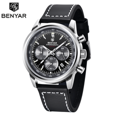 Benyar Wildfire Leather Silver Black