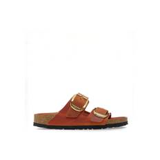 Birkenstock Arizona Big Buckle Oiled Leather Burnt Orange / Narrow Fit Lady