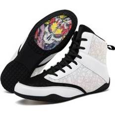 36-46 New Arrival Couples Custom Logo genuine leather Professional Make Your Own Wrestling Boxing Shoes for Men