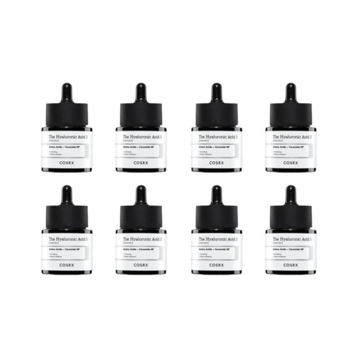 COSRX - The Hyaluronic Acid 3 Serum - 20ml - (8ea) Set - black