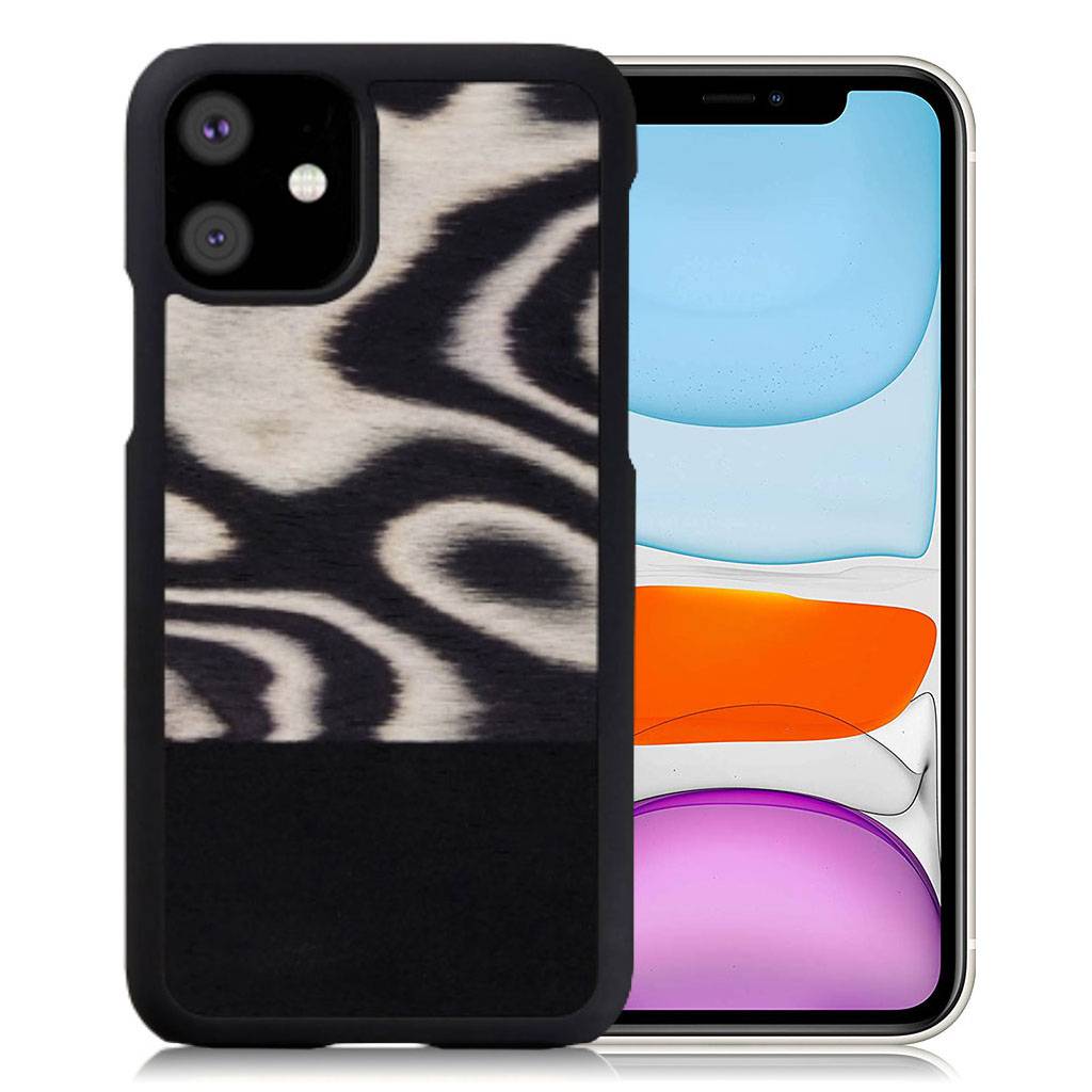 Man&Wood premium etui til iPhone 11 - Leopard