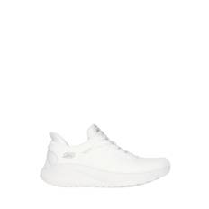 Skechers Skechers White Wide Fit Bobs Sport Squad Chaos Trainers