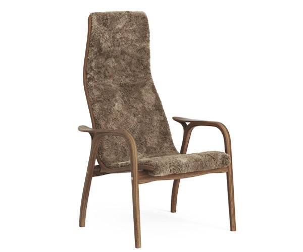 Swedese Lamino - Valnød - Fåreskind - 02 Offwhite / Valnød Naturlak